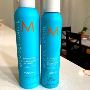 MoroccanOil Duo - Root Boost and Beach Wave Mousse